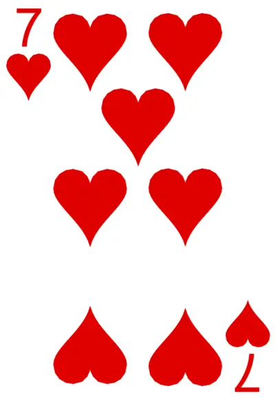 7 of Hearts (in hand)